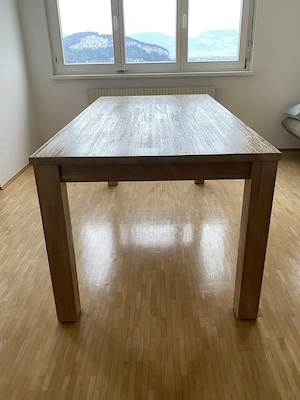 Esstisch Eiche massiv 180x90 Bild 5