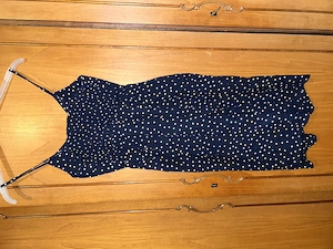 Kleid blau, gepunktet Gr.S Japna Bild 2