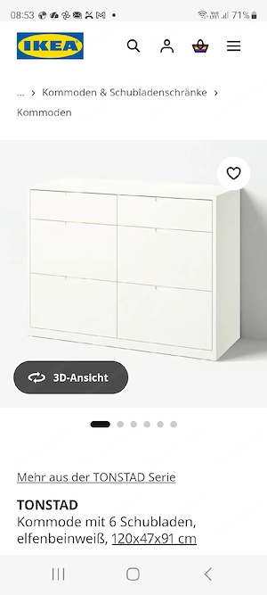 Ikea Tonstad Kommode
