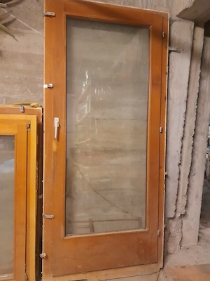 Glastür, Holztür, Fenster