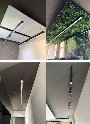 Deckensegel und Beleuchtung Bild 3
