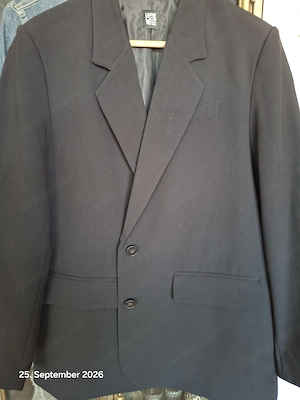 Schwarzer Damen Oversize Blazer Bild 2