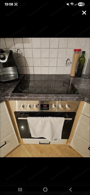 backofen, kühlschrank + Cerankochfeld NEUWERTIG 1,5 jahre alt  Bild 3