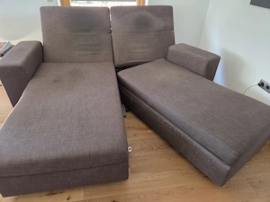 Couch Sofa mit Stoffbezug gegen Selbstabholung zu verschenken Bild 2