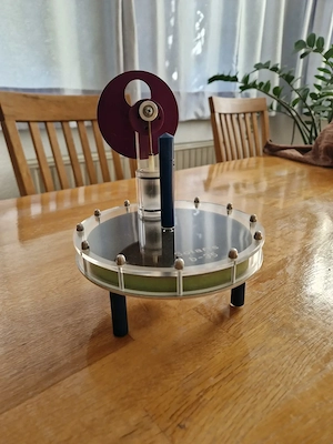 Original exergia SOLARIS Solar-Stirlingmotor   Fertigmodell (Rarität   Ausverkauft) Bild 3