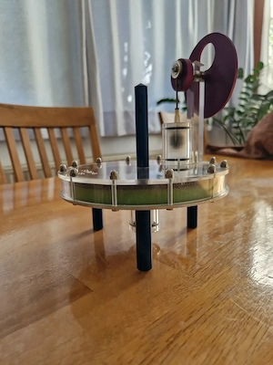 Original exergia SOLARIS Solar-Stirlingmotor   Fertigmodell (Rarität   Ausverkauft) Bild 4