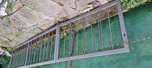 Garten oder Einfahrtstor mit Gehtüre (Schlosserarbeit) Bild 2