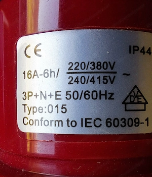 Forsberg Heizlüfter 9 kW, CEE16A Stecker  Bild 7