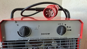 Forsberg Heizlüfter 9 kW, CEE16A Stecker  Bild 3