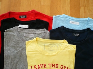 6 verschiedene Zara T-Shirts Kurzarm, Gr. M 