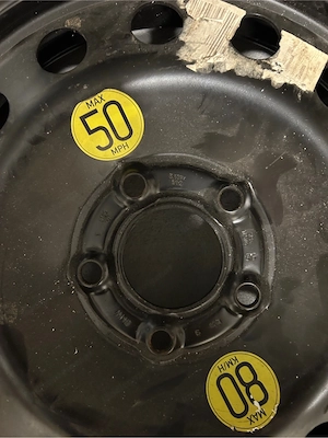 Original BMW Notrad Stahlfelge 3,5x17 H2 (z. B. für 3er E46, 5er E60) Bild 2