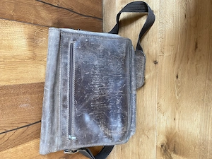 Leder Aktentasche,Schultasche  Bild 2