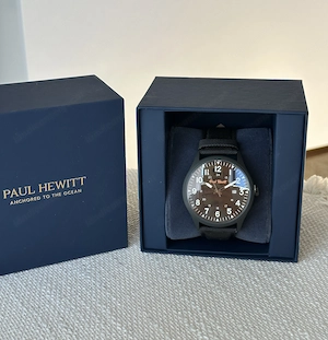Paul Hewitt Uhr Schwarz Neu