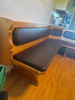 vollholz eck sitzbank  Bild 2