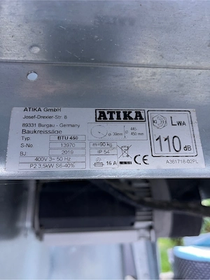 Baukreisäge Atika Bild 3