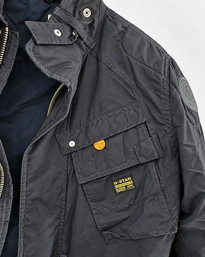 G-Star RAW Herren Field Jacket Übergangsjacke Größe M Dunkelblau Bild 6