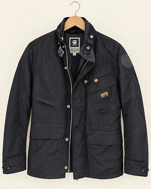 G-Star RAW Herren Field Jacket Übergangsjacke Größe M Dunkelblau Bild 4