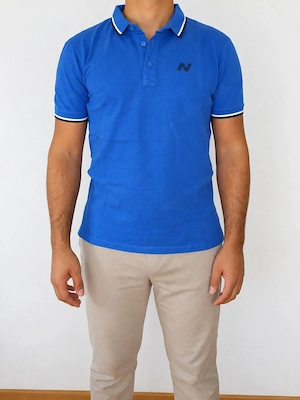 New Balance Herren Poloshirt Blau Größe S