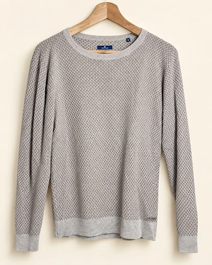 Tom Tailor Herren Strickpullover Grau Weiß Größe S Bild 4