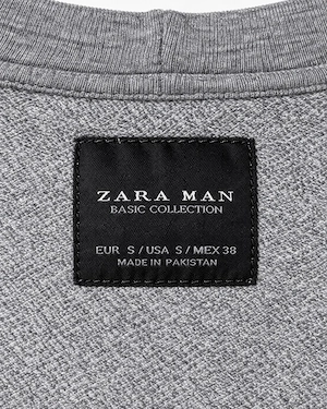 Zara Man Herren Hoodie Sweatjacke Grau Größe S Bild 5
