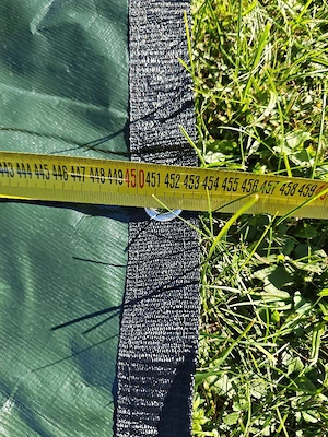Poolabdeckung Rund Aussendurchmesser 450cm neu + unbenutzt - dickes Planenmaterial Bild 2