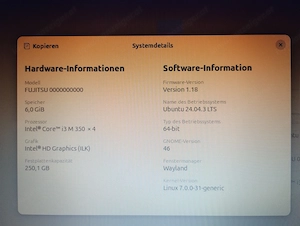 Laptop Fujitsu Lifebook A530 Bild 9