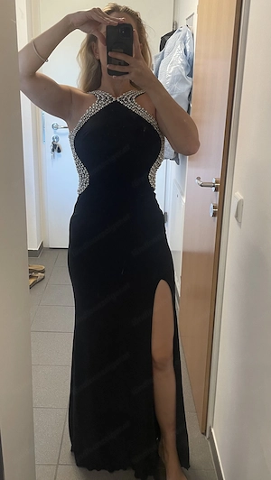 Ballkleid schwarz Bild 2
