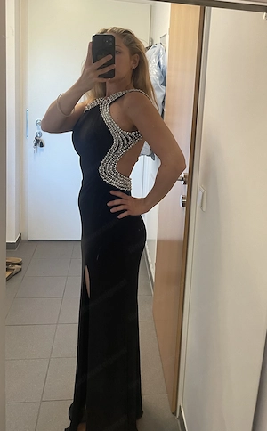 Ballkleid schwarz Bild 5