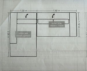 Ledercouch in L-Form für Wohnzimmer neuwertig, gut erhalten Bild 2