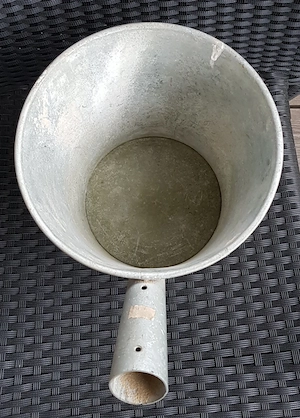 Wasserschöpfer, Schöpfer verzinkt, Mistsuppenschöpfer ohne Stiel Bild 2
