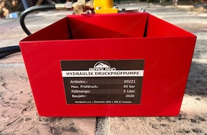 Hydraulik Druckprüfpumpe  Bild 2
