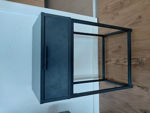 Nachtkästchen grau Bild 2