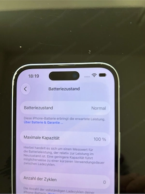 iPhone 15  100 % Akkuleistung Bild 6