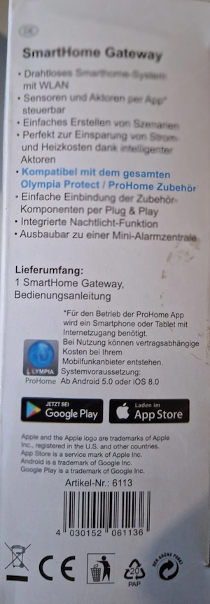 Gateway Olympia Easy Home + 3 Heizkörperthermostate Bild 7