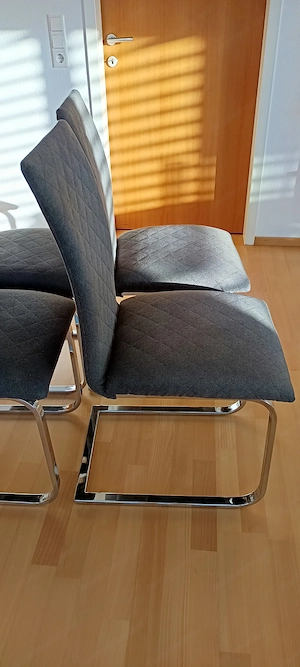 4x Esszimmerstuhl   Schwingstuhl  Bild 4