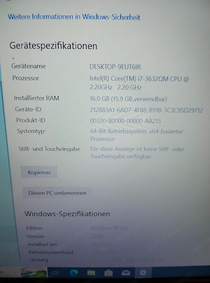 Dell Inspiron Laptop Bild 3