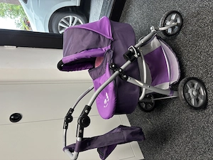Puppenwagen mit Babywanne und Sportsitz Bild 3
