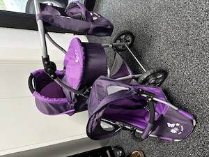 Puppenwagen mit Babywanne und Sportsitz Bild 5