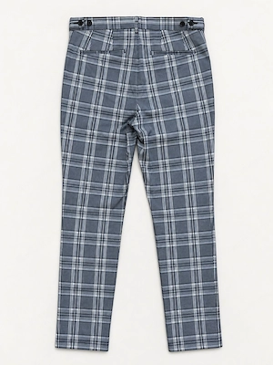 H&M Herren Stoffhose Skinny Fit kariert Gr. 46 Bild 3