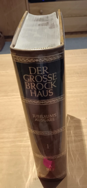 Der Große Brockhaus Jubiläumsausgabe Ledereinband zu verkaufen! Bild 2