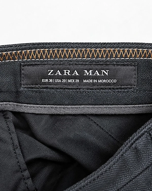 Zara Man Herren Stoffhose dunkel Gr. 36   W29 Bild 5