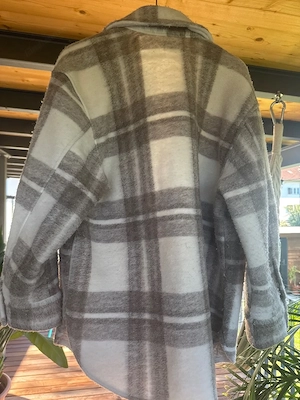 Hemd   Jacke H&M obersize Gr. M L Bild 3