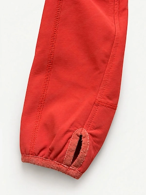 Softshelljacke Outdoorjacke orange-bordeaux mit Reißverschlusstaschen Bild 5
