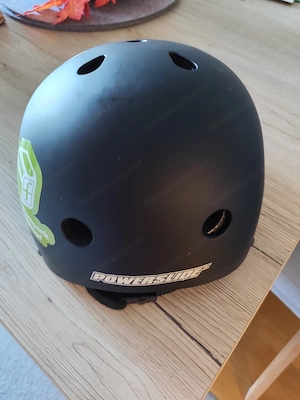 Skater Helm S M schwarz für Jugendliche  Bild 2