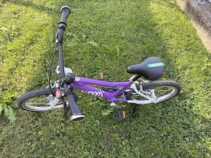 Woom 3 16 Zoll Kinderfahrrad Lila Bild 3
