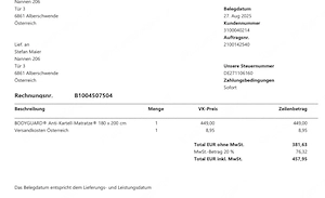 bett bambus metallrahmen inkl neuwertiger matratze Bild 3