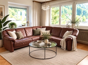 Sofa Garnitur Leder