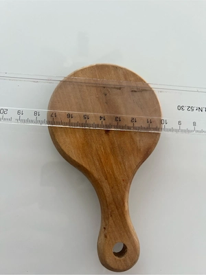 Holz-Taschenspiegel   Handspiegel aus Naturholz Bild 4