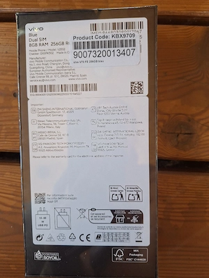 vivo V70 FE 256 GB   Neu & ungeöffnet Bild 2