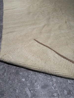 Teppich Sklum Kalina 200 x 300 cm, Creme Beige mit Fischgrätmuster Bild 4